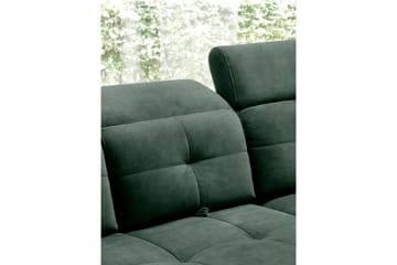 Inferne 5-sits Soffa med Schäslong - Mörkgrön - Möbler - Soffa - Divansoffa & schäslongsoffa