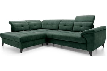 Inferne 5-sits Soffa med Schäslong - Mörkgrön - Möbler - Soffa - Divansoffa & schäslongsoffa