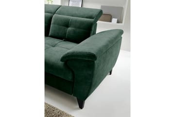 Inferne 5-sits Soffa med Schäslong - Mörkgrön - Möbler - Soffa - Divansoffa & schäslongsoffa