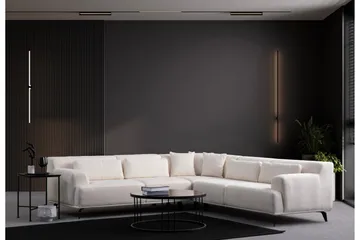 Jaguar 4-sits Soffa med Divan - Vit - Möbler - Soffa - Divansoffa & schäslongsoffa - 4 sits soffa med divan