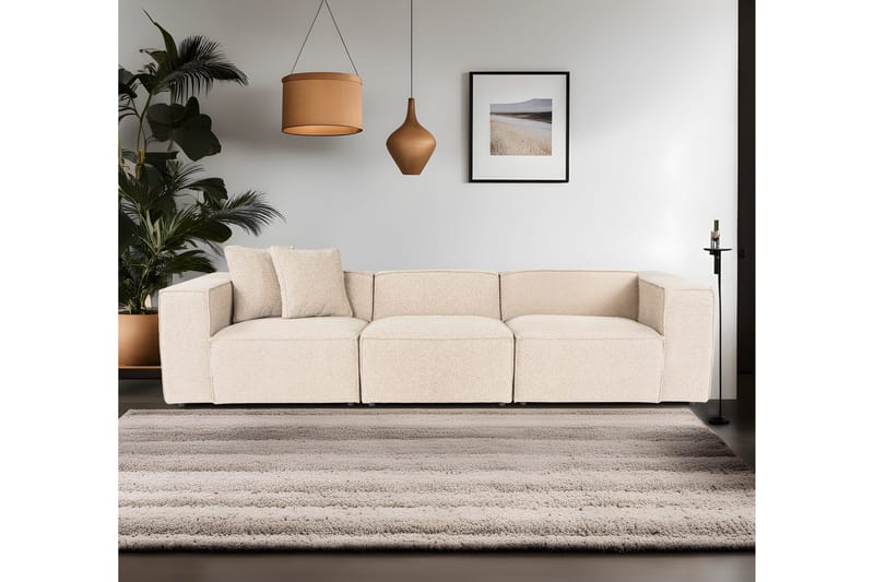 Kaolins Soffa 3-sits - Peach - Möbler - Soffa - Modulsoffa - Komplett modulsoffa