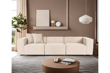 Kaolins Soffa 3-sits - Peach - Möbler - Soffa - Modulsoffa - Komplett modulsoffa