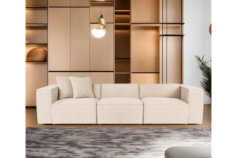Kaolins Soffa 3-sits - Peach - Möbler - Soffa - Modulsoffa - Komplett modulsoffa
