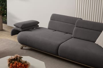 Kelnor 3-sits Soffa 246x81x97 cm - Antracit - Möbler - Soffa - 3 sits soffa