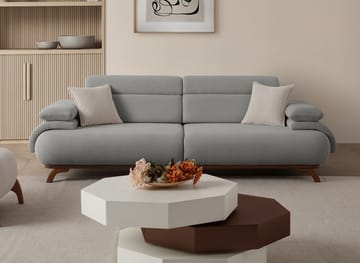 Kelnor 3-sits Soffa 246x81x97 cm - Grå - Möbler - Soffa - 3 sits soffa