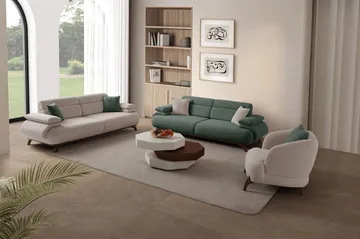 Kelnor 3-sits Soffa 246x81x97 cm - Grön - Möbler - Soffa - 3 sits soffa
