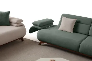 Kelnor 3-sits Soffa 246x81x97 cm - Grön - Möbler - Soffa - 3 sits soffa