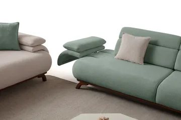 Kelnor 3-sits Soffa 246x81x97 cm - Havsgrön - Möbler - Soffa - 3 sits soffa