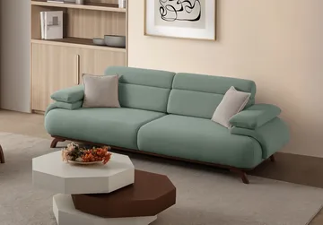 Kelnor 3-sits Soffa 246x81x97 cm - Havsgrön - Möbler - Soffa - 3 sits soffa