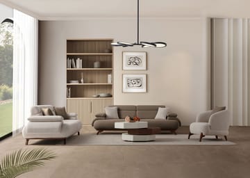 Kelnor 3-sits Soffa 246x81x97 cm - Jord - Möbler - Soffa - 3 sits soffa