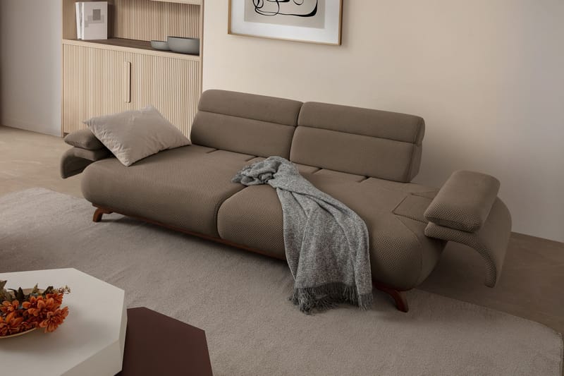Kelnor 3-sits Soffa 246x81x97 cm - Jord - Möbler - Soffa - 3 sits soffa