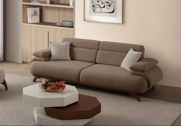 Kelnor 3-sits Soffa 246x81x97 cm - Latte - Möbler - Soffa - 3 sits soffa