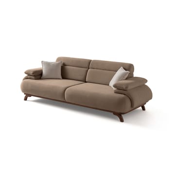 Kelnor 3-sits Soffa 246x81x97 cm - Latte - Möbler - Soffa - 3 sits soffa