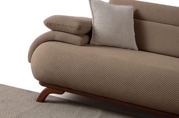 Kelnor 3-sits Soffa 246x81x97 cm - Latte - Möbler - Soffa - 3 sits soffa
