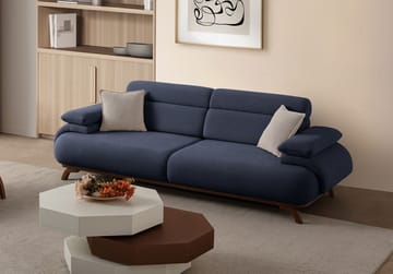 Kelnor 3-sits Soffa 246x81x97 cm - Marinblå - Möbler - Soffa - 3 sits soffa