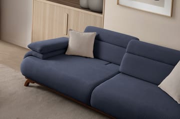 Kelnor 3-sits Soffa 246x81x97 cm - Marinblå - Möbler - Soffa - 3 sits soffa