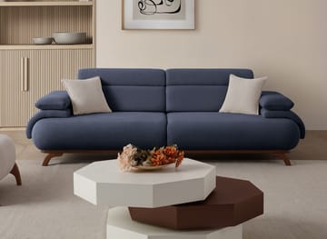 Kelnor 3-sits Soffa 246x81x97 cm - Marinblå - Möbler - Soffa - 3 sits soffa