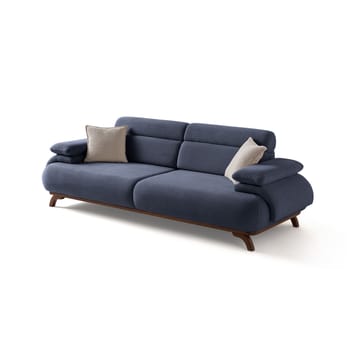 Kelnor 3-sits Soffa 246x81x97 cm - Marinblå - Möbler - Soffa - 3 sits soffa
