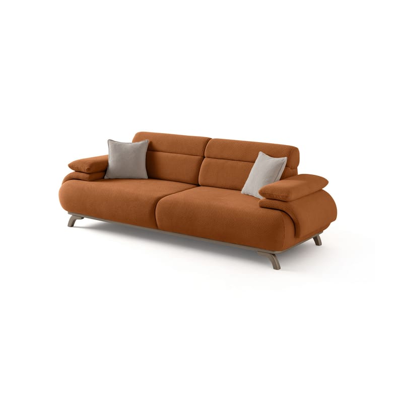 Kelnor 3-sits Soffa 246x81x97 cm - Tegelröd - Möbler - Soffa - 3 sits soffa