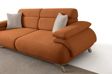 Kelnor 3-sits Soffa 246x81x97 cm - Tegelröd - Möbler - Soffa - 3 sits soffa