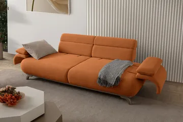 Kelnor 3-sits Soffa 246x81x97 cm - Tegelröd - Möbler - Soffa - 3 sits soffa