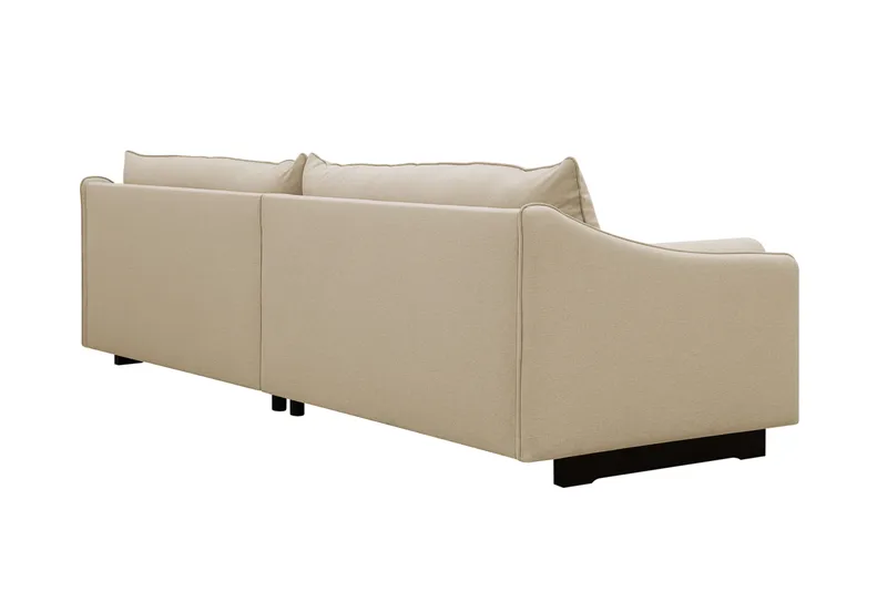Kimberley Djup 4-sits Soffa i Tyg - Beige - Möbler - Soffa - 4 sits soffa