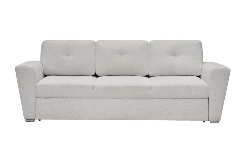 Leia 3-sits Bäddsoffa i tyg, Beige