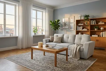 Leia 3-sits Bäddsoffa i tyg - Beige - Möbler - Soffa - Bäddsoffa - 3 sits bäddsoffa