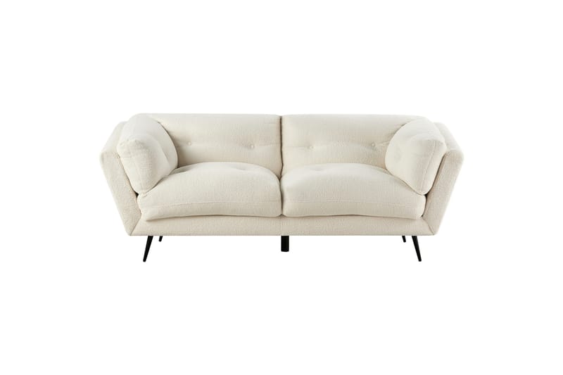 Lenvik Soffa 3-sits, Svart/Vit