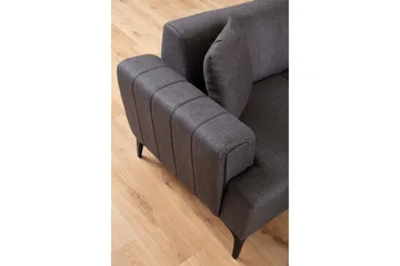 Lilesville 3-sits Soffa - Mörkgrå - Möbler - Soffa - 2 sits soffa