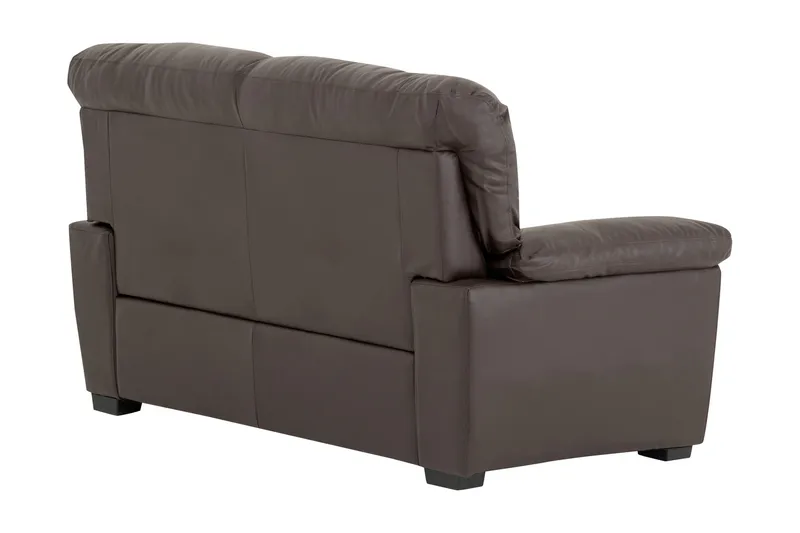 Lindby 2-sits Soffa Konstläder - Brun - Möbler - Soffa - Skinnsoffa