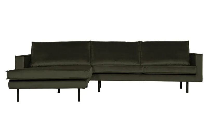 Lissbon Divansoffa Vänster - Mörkgrön - Möbler - Soffa - Divansoffa & schäslongsoffa