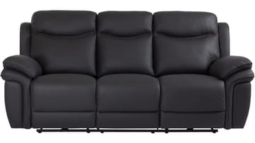 Livaro Reclinersoffa 3-sits Elektrisk - Svart - Möbler - Soffa - Biosoffa & reclinersoffa