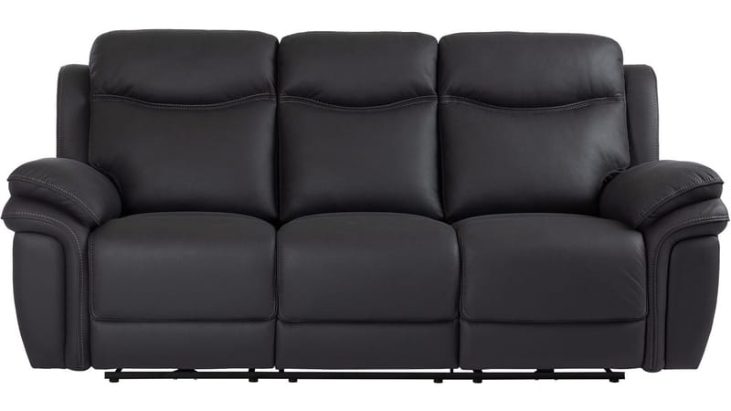 Livaro Reclinersoffa 3-sits Elektrisk - Svart - Möbler - Soffa - Biosoffa & reclinersoffa