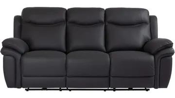 Livaro Reclinersoffa 3-sits Elektrisk - Svart - Möbler - Soffa - Biosoffa & reclinersoffa