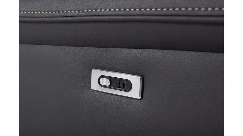 Livaro Reclinersoffa 3-sits Elektrisk - Svart - Möbler - Soffa - Biosoffa & reclinersoffa