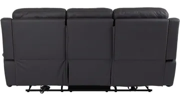 Livaro Reclinersoffa 3-sits Elektrisk - Svart - Möbler - Soffa - Biosoffa & reclinersoffa