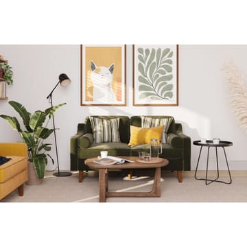 Lorvas 2-sits Soffa - Brun/Olivgrön - Möbler - Soffa - Sammetssoffa