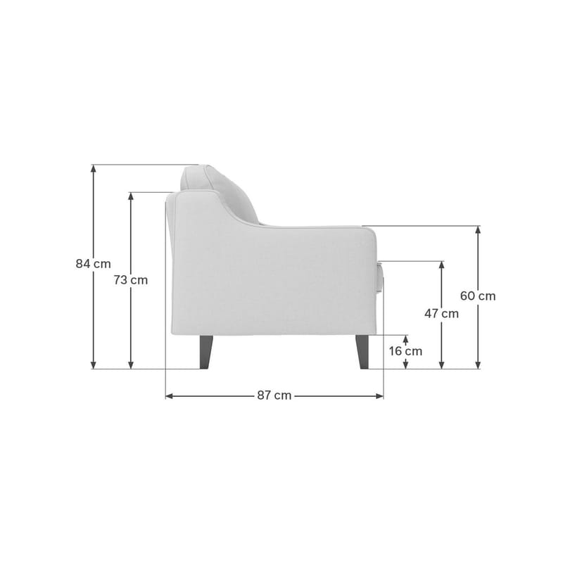 Lorvas 2-sits Soffa - Svart - Möbler - Soffa - 2 sits soffa