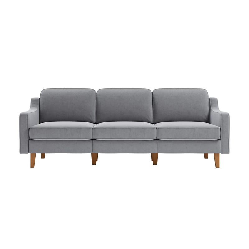 Lorvas 3-sits Soffa - Kolgrå - Möbler - Soffa - Sammetssoffa
