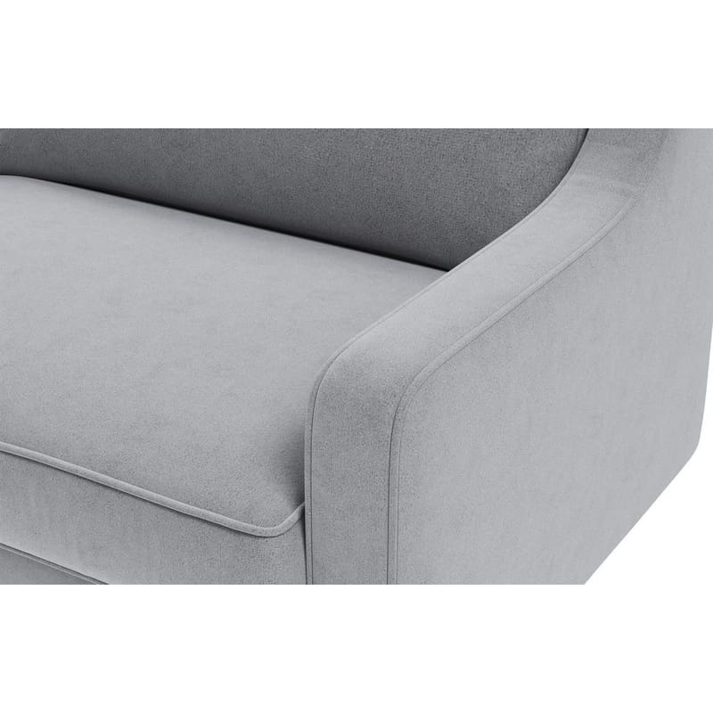 Lorvas 3-sits Soffa - Kolgrå - Möbler - Soffa - Sammetssoffa