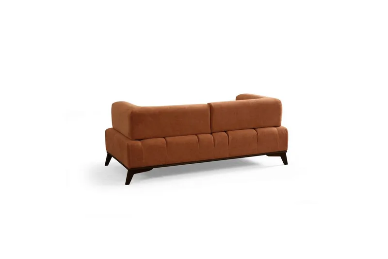 Malkiat Soffa 2-sits - Orange/Svart - Möbler - Soffa - 2 sits soffa