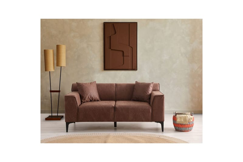 Malpani Soffa 2-sits - Cognac - Möbler - Soffa - 2 sits soffa