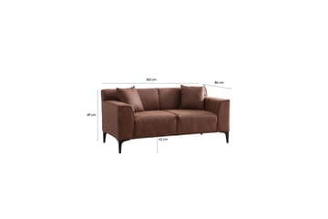 Malpani Soffa 2-sits - Cognac - Möbler - Soffa - 2 sits soffa