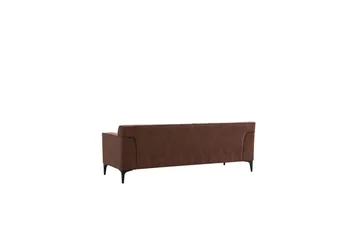 Malpani Soffa 3-sits - Cognac - Möbler - Soffa - 3 sits soffa