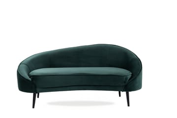Mateus 3-sits Soffa Sammet - Mörkgrön - Möbler - Soffa - 3 sits soffa