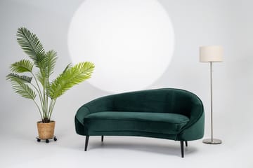 Mateus 3-sits Soffa Sammet - Mörkgrön - Möbler - Soffa - 3 sits soffa