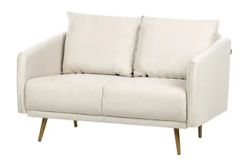 Maurana Soffa 2-sits - Beige/Guld - Möbler - Soffa - 2 sits soffa