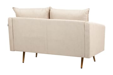 Maurana Soffa 2-sits - Beige/Guld - Möbler - Soffa - Sammetssoffa