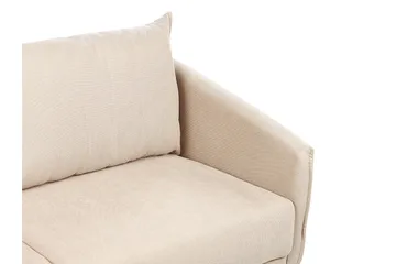 Maurana Soffa 3-sits - Beige/Guld - Möbler - Soffa - Sammetssoffa